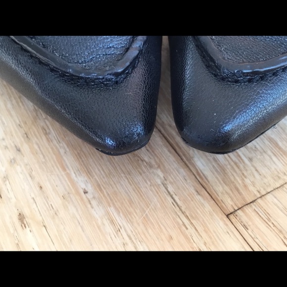 Coach Black Leather Winnie Pumps Sz8.5 - Picture 2 of 6